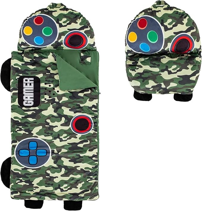 Gamer Sleeping Bag - Detail View