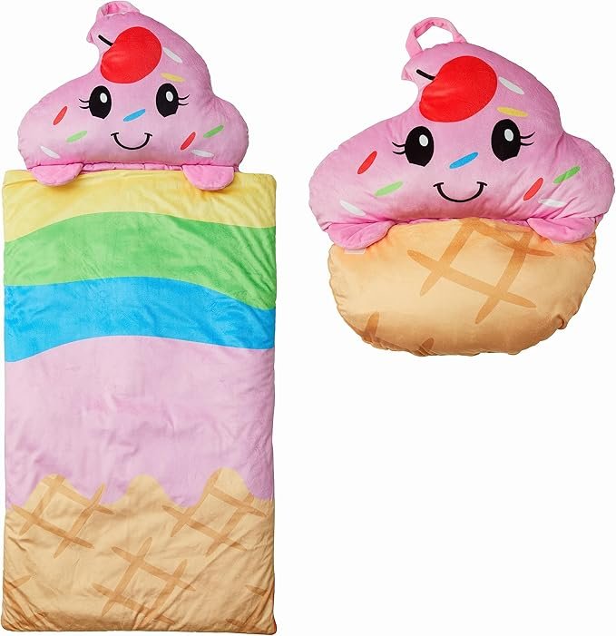 Ice Cream Cone Sleeping Bag - Detail View
